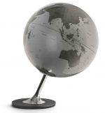 Design-Globus Atmosphere Anglo silber grau metallic 25cm Designglobus Tischglobus Globe World Earth